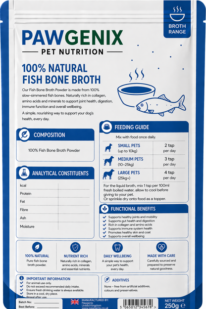 Pawgenix Fish Bone Broth Powder