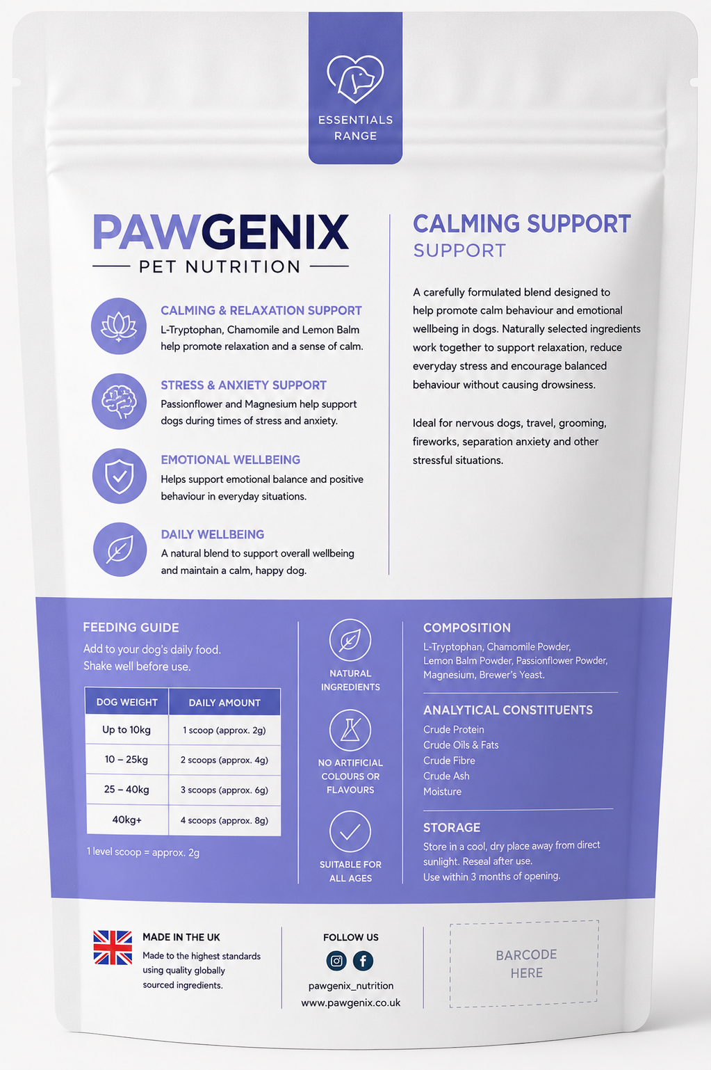 Pawgenix Calming Aid Supplement